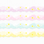 [GO06] Gowoongrim  Line Cloud Die-cut Masking Tape (options)