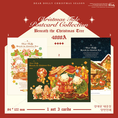 [DD25] NEW Dear Dolly Christmas Tale Postcard Collection Set