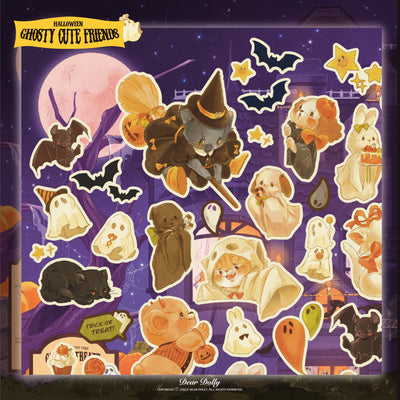 [DD21] Dear Dolly Little Ghost's Candle Mansion Sticker Sheet