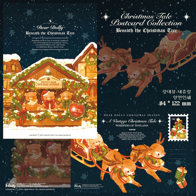 [DD25] NEW Dear Dolly Christmas Tale Postcard Collection Set