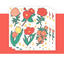 [MM21] DISCOUNT DESK Mong Mong Space Red Flowers Self-cut Sticker Pack