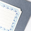 [NB03] Nuku Mini Letter Set - Antique Flowers (Blue)