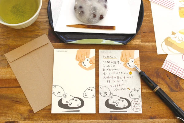 [FR14] DISCOUNT DESK Furukwashiko Mini Letter Set - Melon Soda Seal