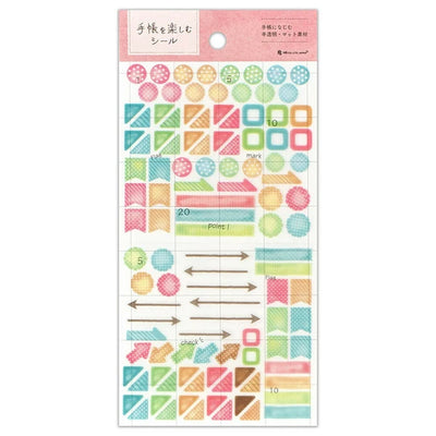 [NB18] NB.CO Journaling Sticker Sheet - Shapes 1