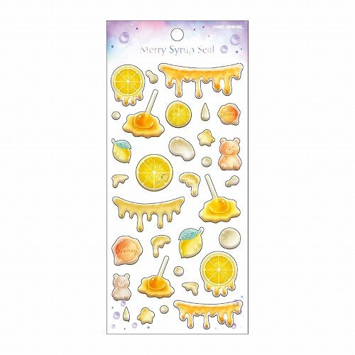 [Kamio Japan] Merry Syrup Sticker Sheet (options)