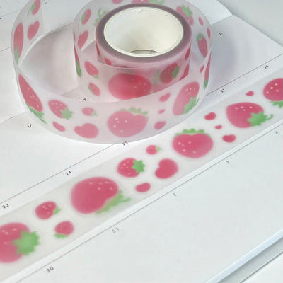 [MM17] Maimoi 'Lovely Berry' Kisscut Masking Tape 25mm x 5m (options)