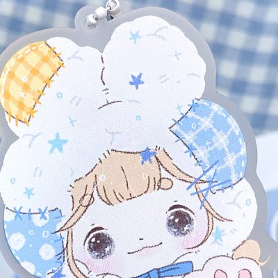 [JY17] Jeeyoom Winter Bunny Girl Acrylic Keyring