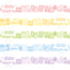 [DC48] Danchoo Cotton Candy Patchwork Masking Tape (5 colors)