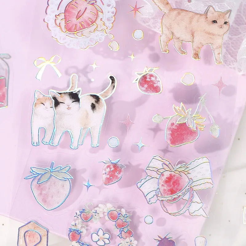 [BG15] BGM IRIDE Holographic Sticker Sheets (options)