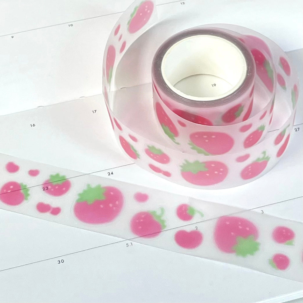 [MM17] Maimoi 'Lovely Berry' Kisscut Masking Tape 25mm x 5m (options)