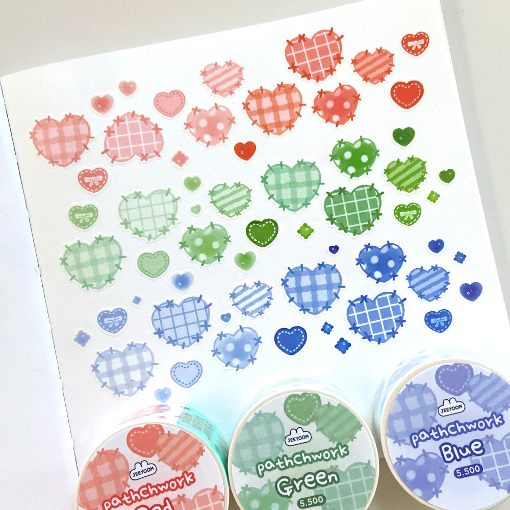 [JY15] Jeeyoom Patchwork Masking Tape (options)