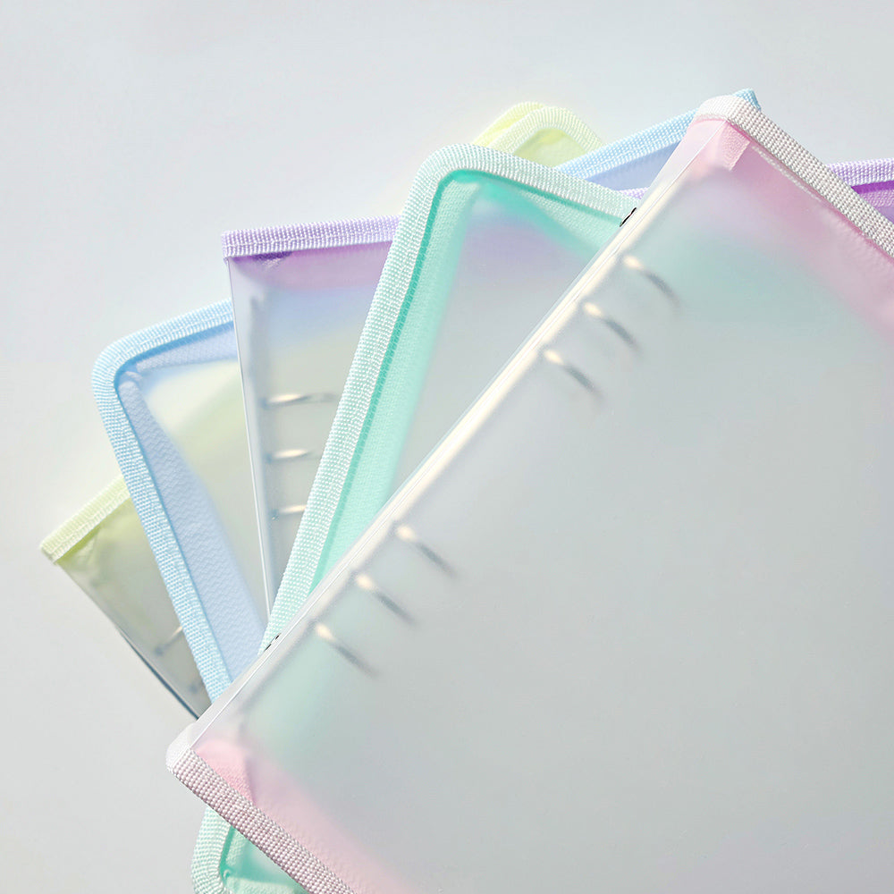 [YD01] Yudaeng A5 Wide 6 Ring Collector Zipper Pastel Binder (options) *LIMIT 2***