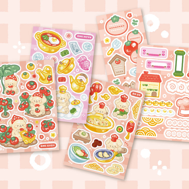 [Mindlelae Store] Challenge! Cooking Tycoon Sticker Pack (Single/Pack)