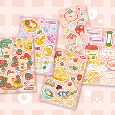 [Mindlelae Store] Challenge! Cooking Tycoon Sticker Pack (Single/Pack)