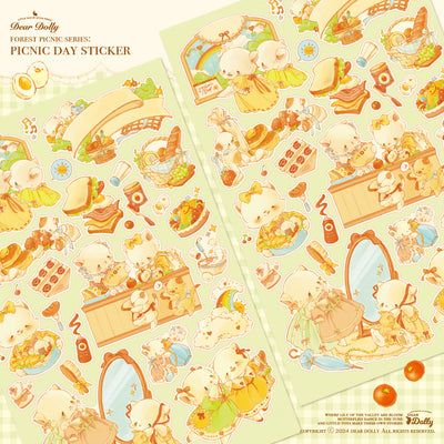 [DD02] Dear Dolly Picnic Day Sticker Sheet