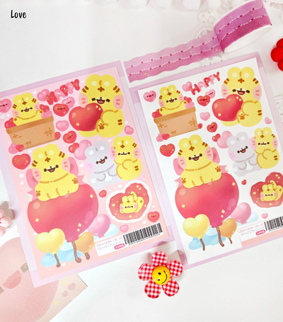 [Kong Dung House] Today's Mood Sticker Sheet (options)