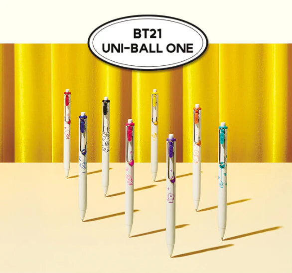 [UB01] Uniball Ballpoint Pen 0.38mm BT21 Limited Edition (8 Color)