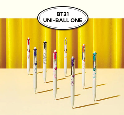 [UB01] Uniball Ballpoint Pen 0.38mm BT21 Limited Edition (8 Color)