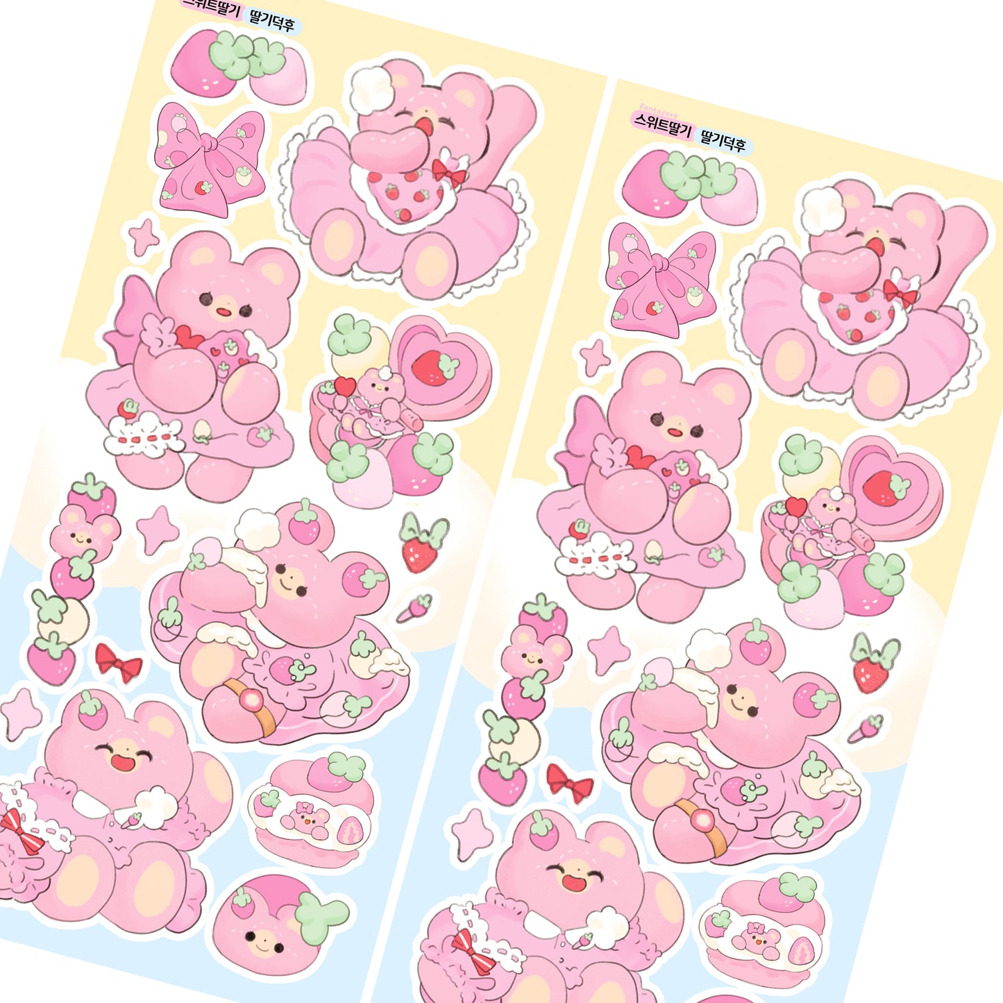 [FT22] Fantafore Sweet Strawberry Sticker Pack (Single/Pack)