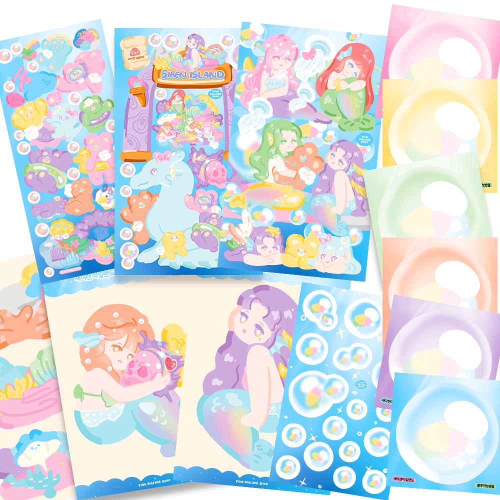 [FT16] Fantafore Siren Island Sticker Pack (Single/Pack)