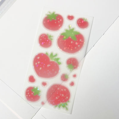 [MM22] Maimoi 'Lovely Berry' Sticker Sheet (Red/Pink)