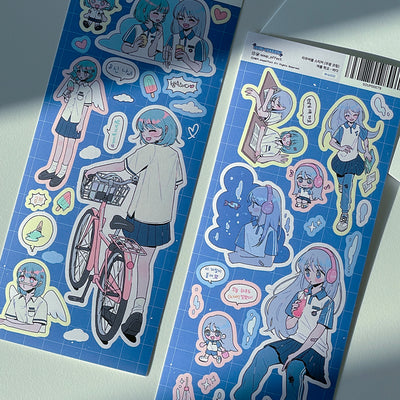 [SE06] NEW Soup Effect Summer School Sticker Sheet (options)