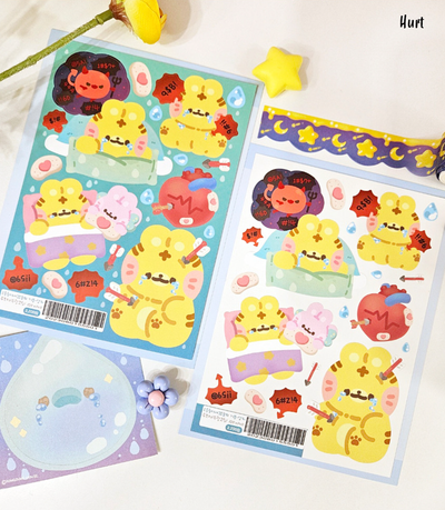 [Kong Dung House] Today's Mood Sticker Sheet (options)