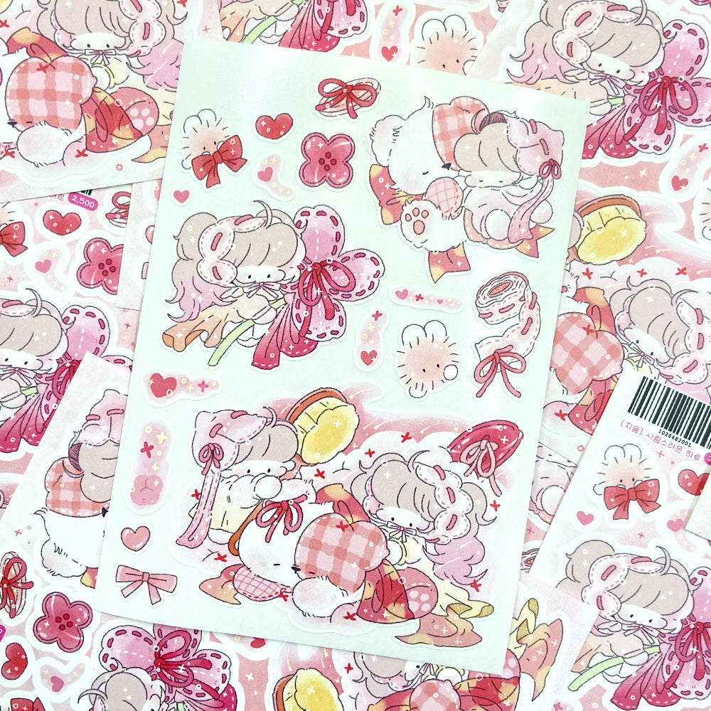 [JY02] Jeeyoom Piece of Spring Sticker Sheet Pack (Singles/Pack)