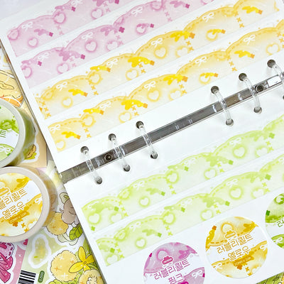 [JY10] Jeeyoom Lovely Quilt Masking Tape (Pack/Single)