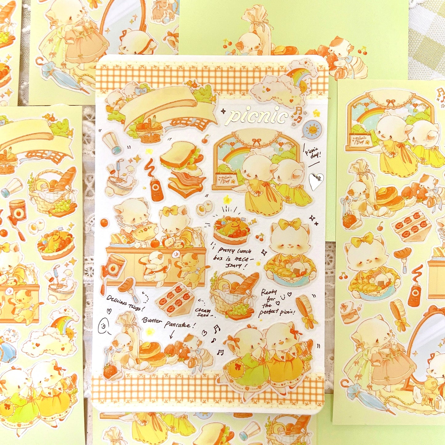 [DD02] Dear Dolly Picnic Day Sticker Sheet