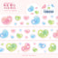 [MM28] Maimoi 'Heart Candy' Kisscut Masking Tape 25mm x 5m