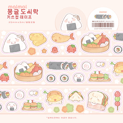 [MM31] Maimoi 'Mongle Bento' Kisscut Masking Tape 25mm x 5m