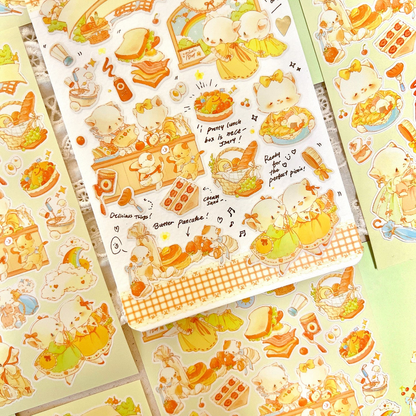 [DD02] Dear Dolly Picnic Day Sticker Sheet