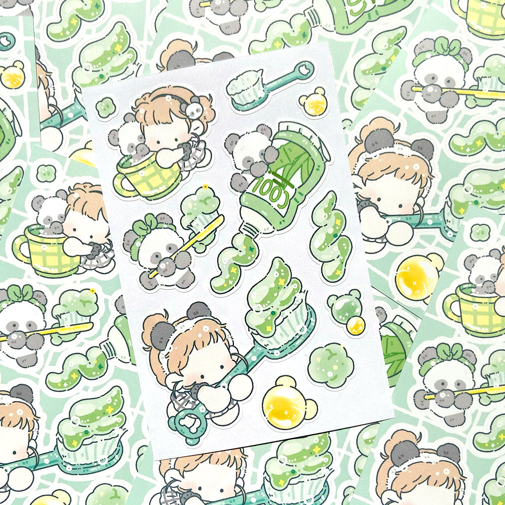 [JY07] Jeeyoom Bath Sticker Sheet Pack (Singles/Pack)