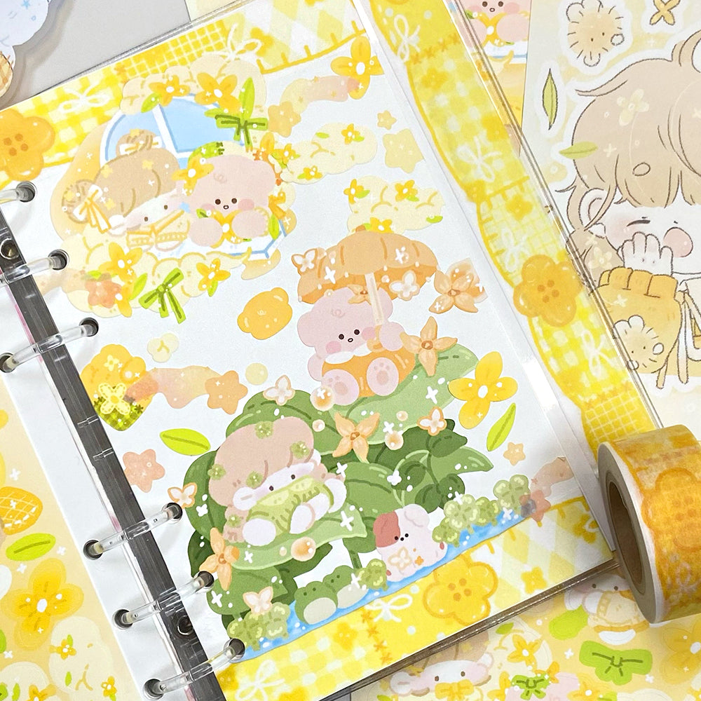 [JY11] Jeeyoom Spring Flower Quilt Masking Tape (options)