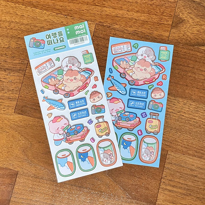 [MM04] Maimoi 'Let's Travel!' Sticker Sheet