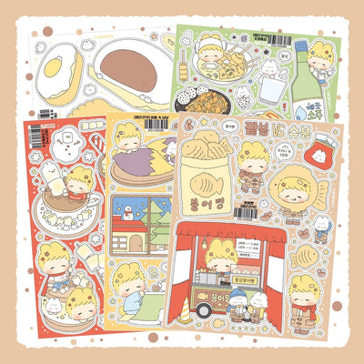 [LT87] NEW Lita Planet Winter Snack Sticker Pack (Single/Pack)