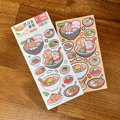 [MM07] Maimoi 'Noodle Lover's Club' Sticker Sheet