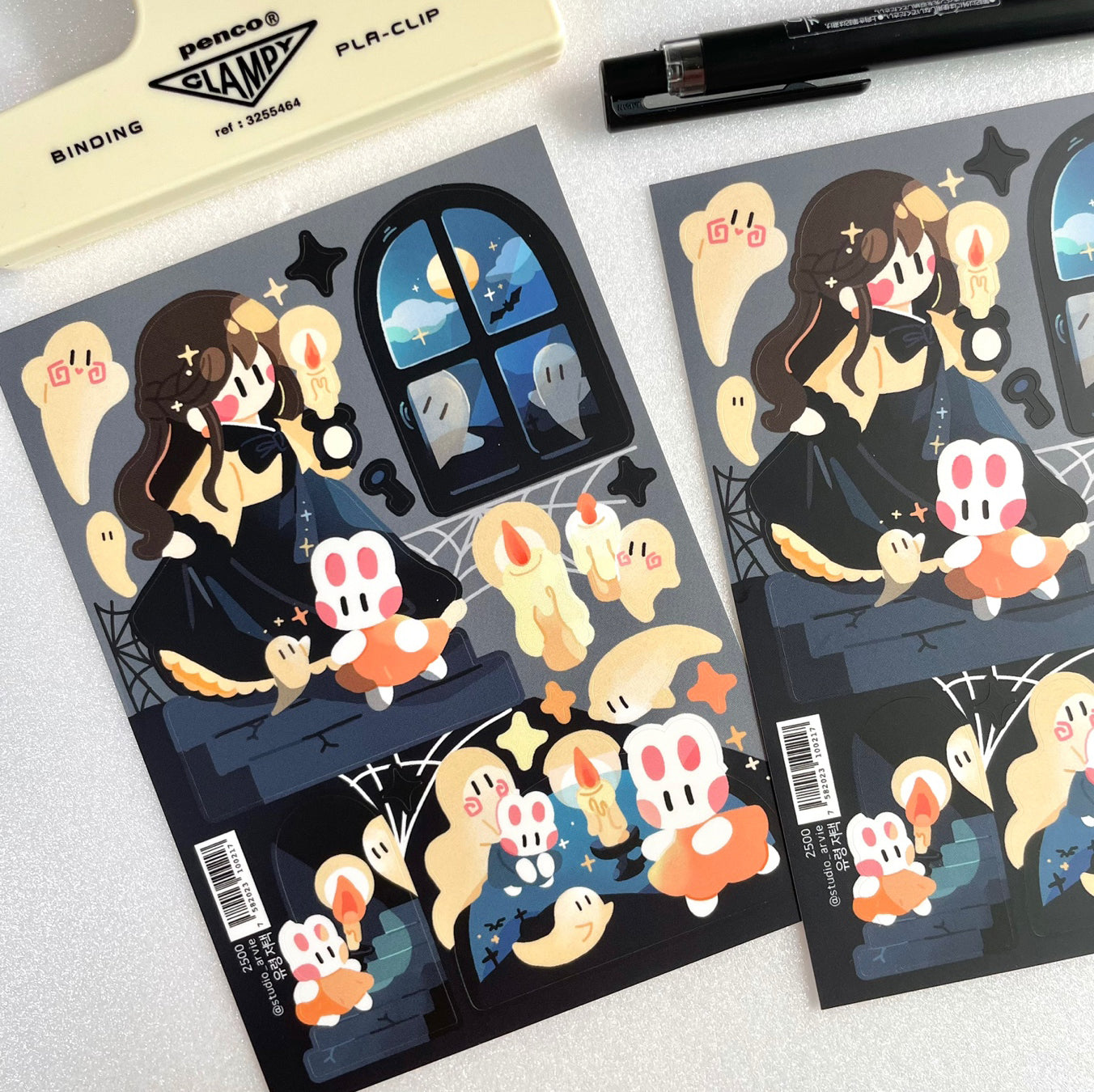 [STA27] NEW Studio Arvie Halloween Sticker Pack (Singles/Pack)