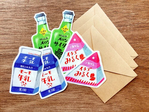 [FR11] Furukwashiko Letter Set -  Milks and Soda