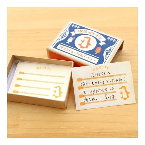 [FR22] Furukwashiko Mini Memo - Matchbox Memo (Penguin)