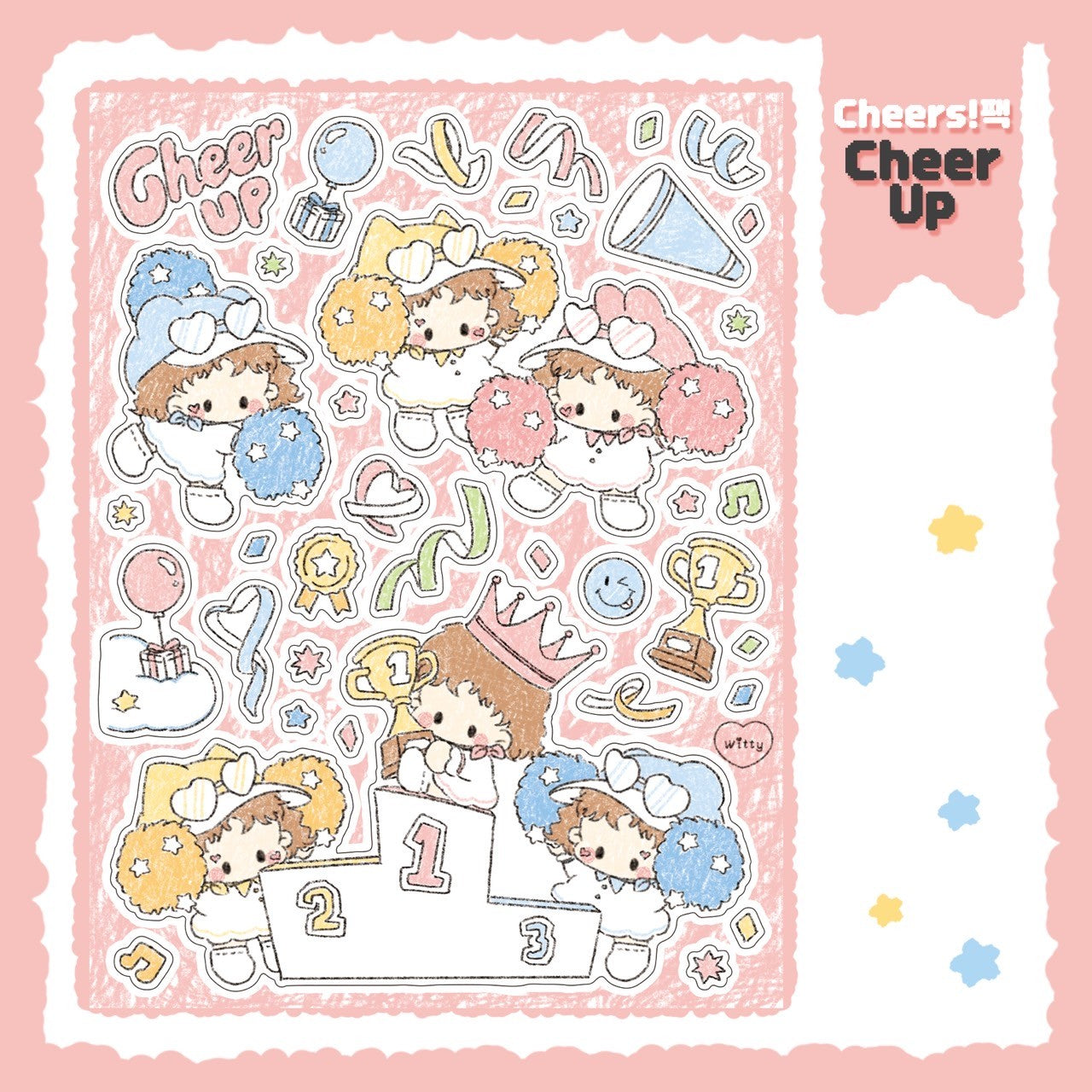 [DC110] Danchoo Cheers! Sticker Pack (Pack/Singles)