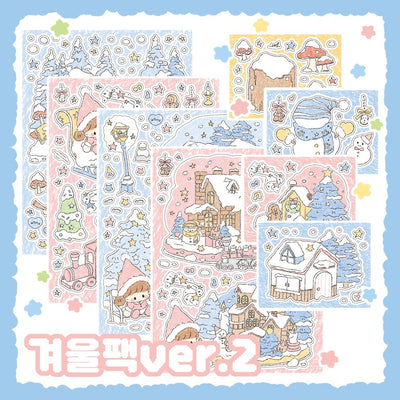 [DC114] NEW Danchoo Winter Version.2 Sticker Pack (Single/Pack)