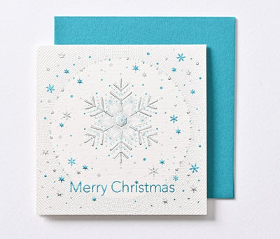 [EA11] EASE Christmas Mini Card - Silver Snow Flake