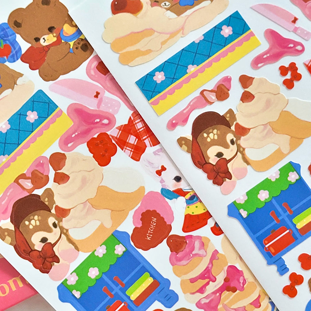 [SO27] Somsomsoso Vintage Sticker Sheet