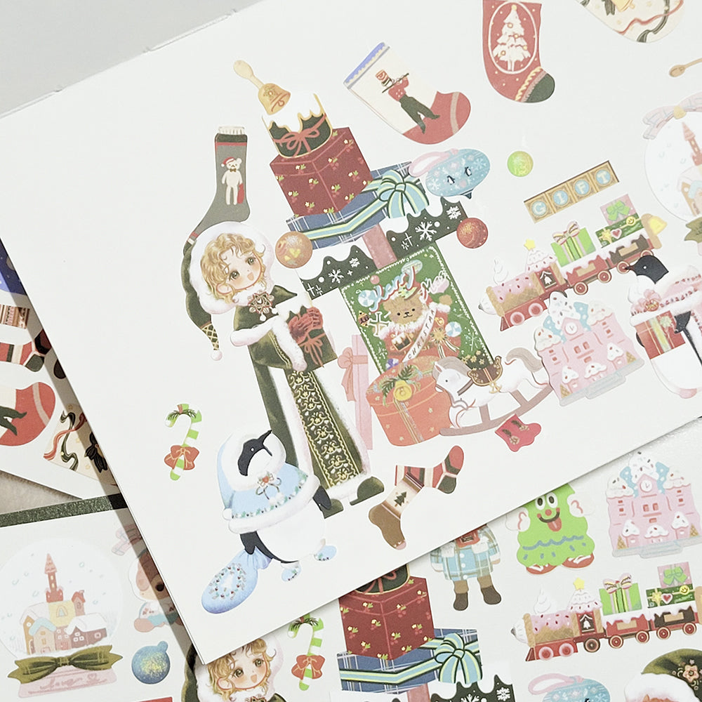 [SO20] Somsomsoso Christmas Gift Shop Sticker Sheet