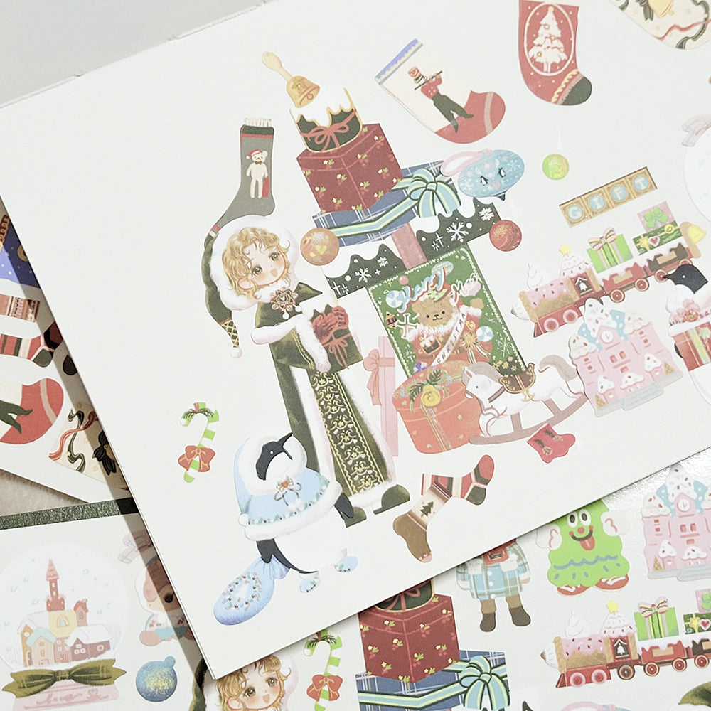 [SO20] Somsomsoso Christmas Gift Shop Sticker Sheet