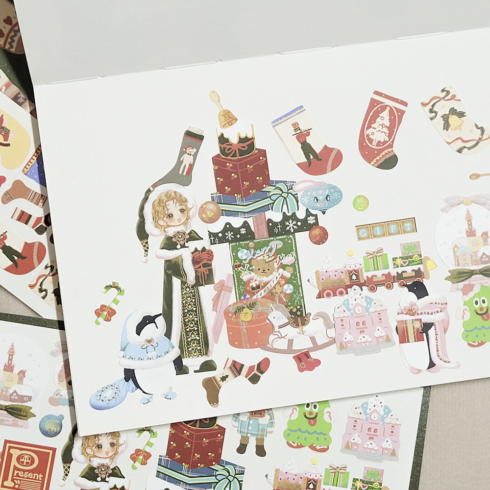 [SO20] Somsomsoso Christmas Gift Shop Sticker Sheet