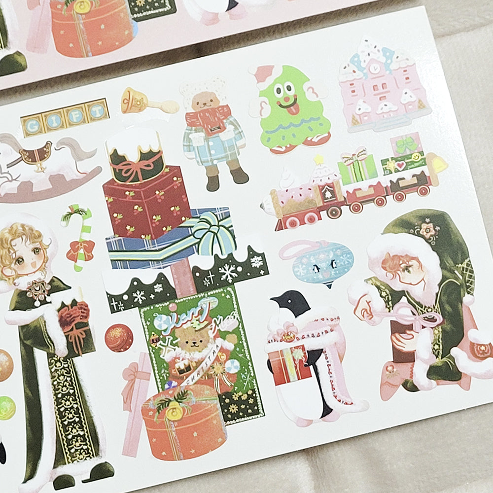 [SO20] Somsomsoso Christmas Gift Shop Sticker Sheet