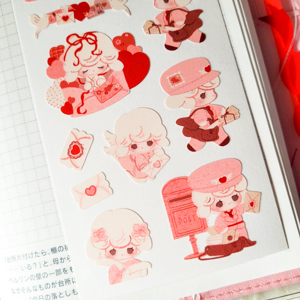 [SO25] Somsomsoso Little Lamb's Sweet Letter Sticker Sheet